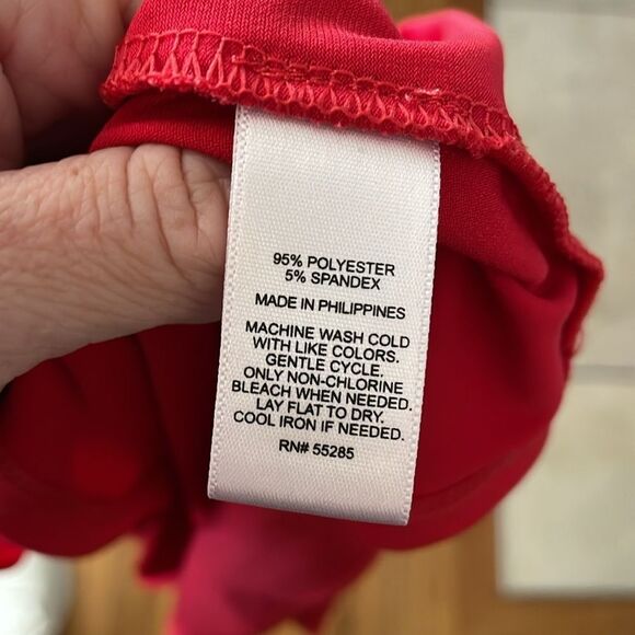 Express Red Ruffle Sleeveless Top size xs - Picture 7 of 7